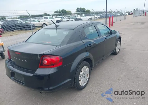 2013 Dodge Avenger Se z USA, uszkodzony, nr VIN 1C3CDZAB3DN682990